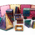 Connetix magnetklotsid roosa autoga