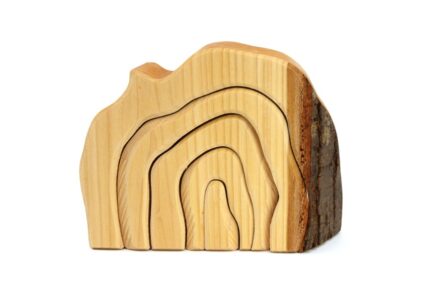 wooden cave puzzle