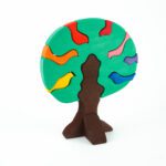 wooden tree with birds