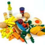 wooden toy food